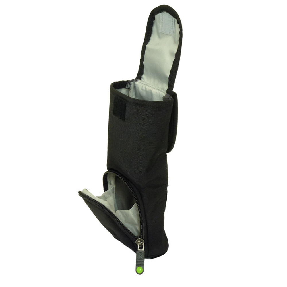 BrightLine Bags FLEX Side Pocket Bravo attached to Flex Bag, open view