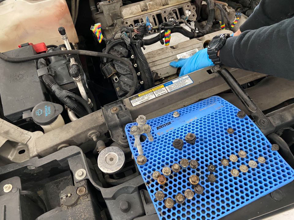 Original Boltster™ Silicone Bolt and Fastener Organizer Mat