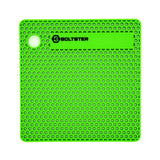 Green Boltster bolt organizer mat with honeycomb layout and labeling area