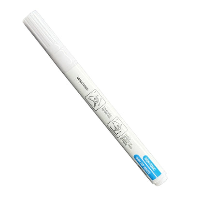 Back side of the Boltster™ Organizer Paint Pen showing usage instructions and non-toxic labeling