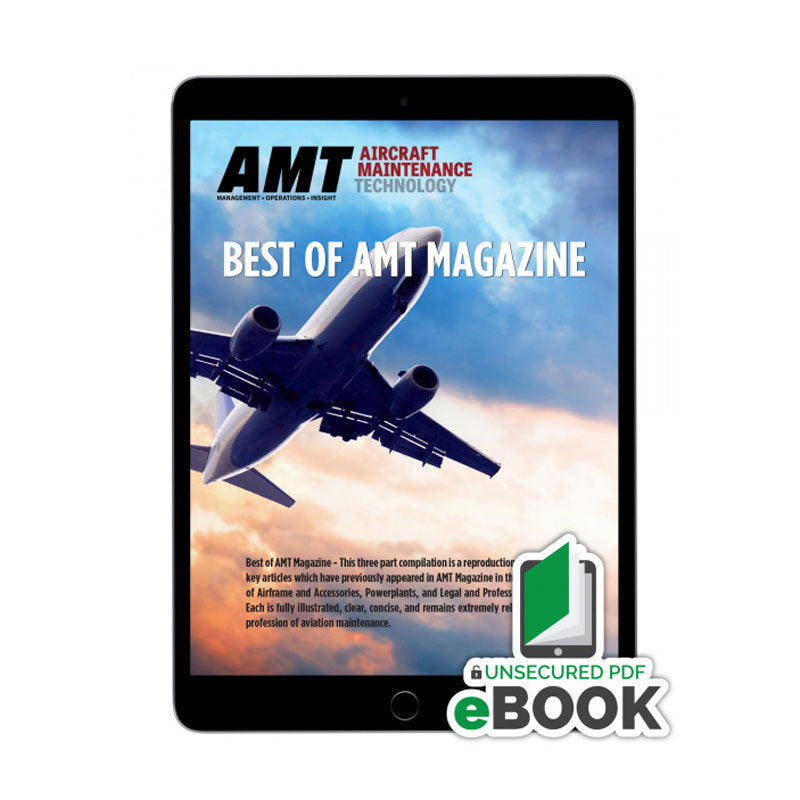Best of AMT Magazine digital eBook featuring aviation maintenance articles and technician reference material