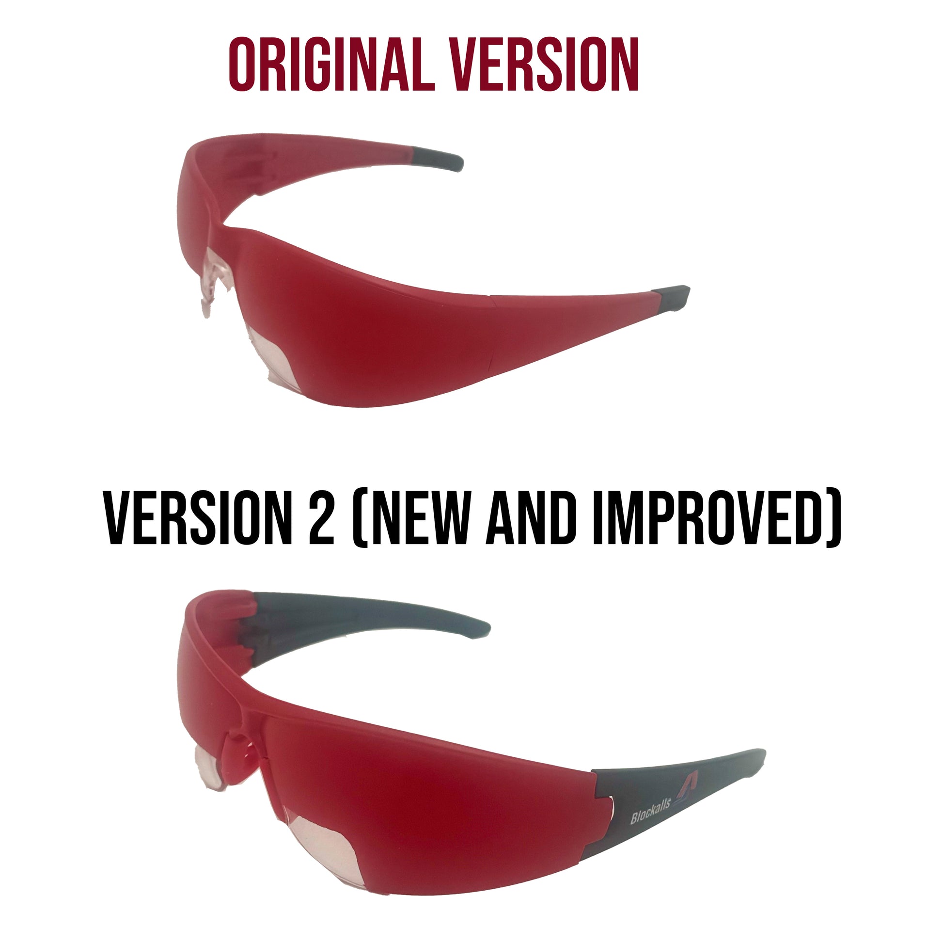 Blockalls IFR Training Glasses – Original vs V2 Comparison