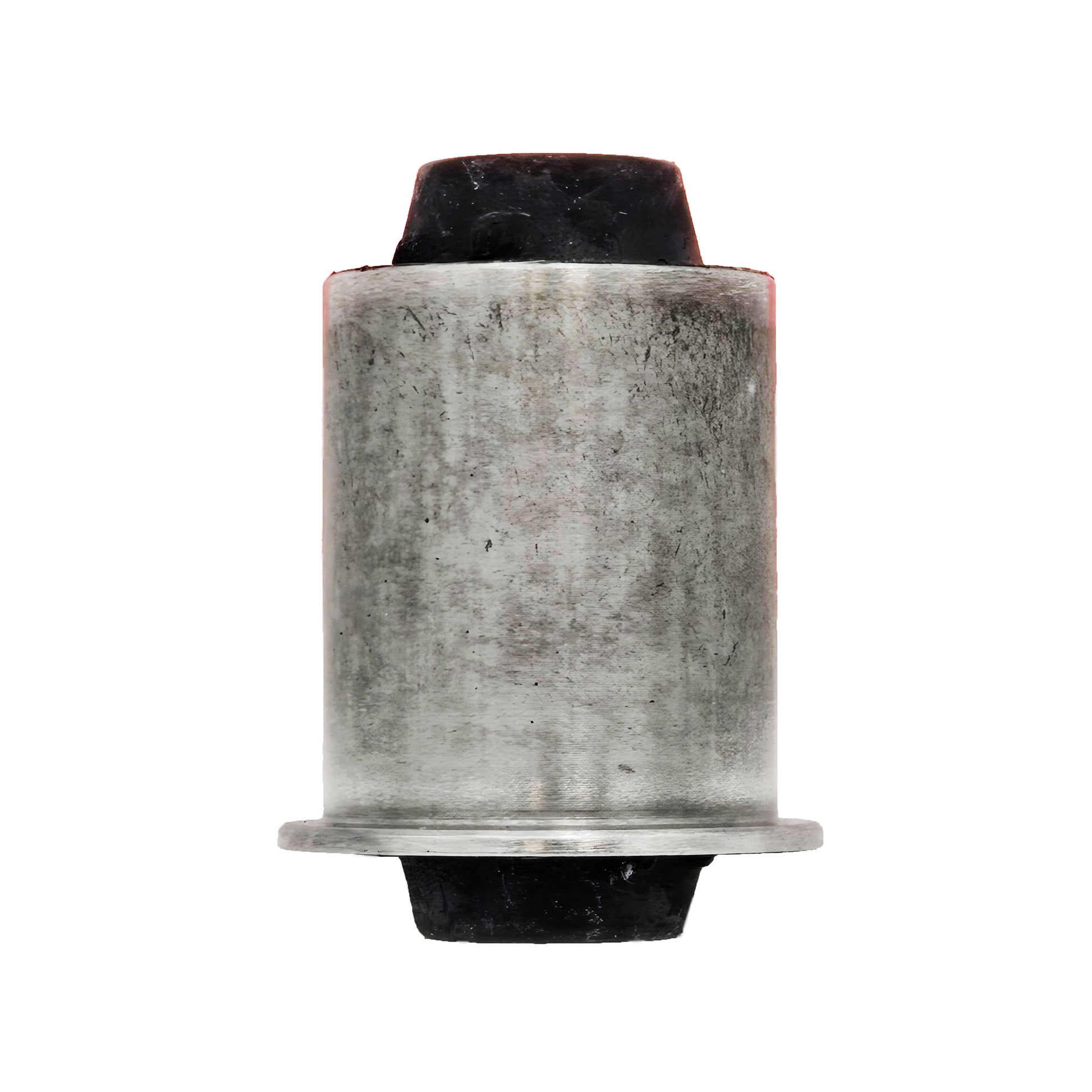Side view of Continental 23411 engine bushing showing metal sleeve with rubber cores designed to absorb vibration