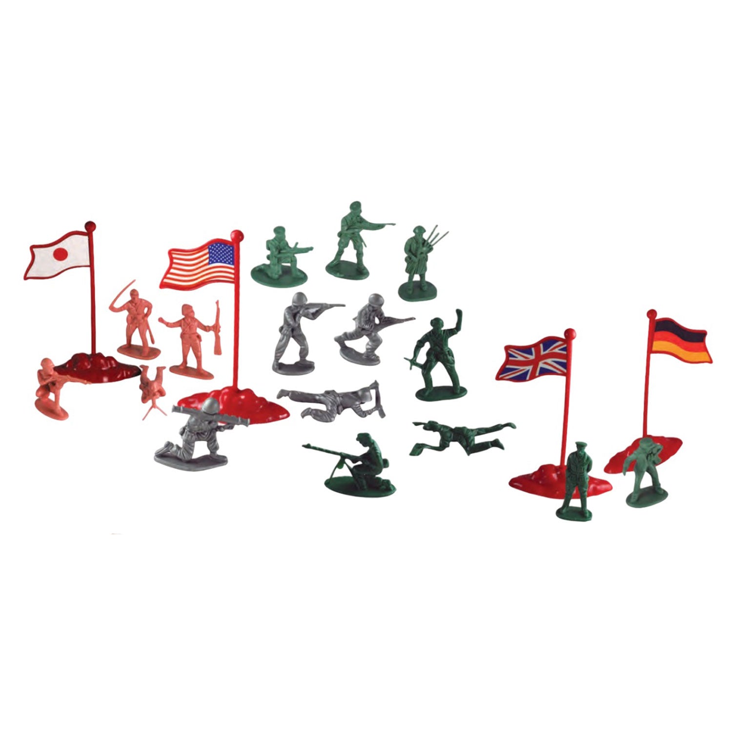WowToyz Classic Military Soldiers – Manufacturer Display of Unboxed Figures