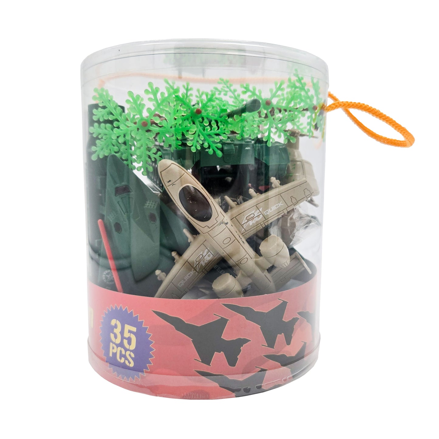WowToyz Combat Action Military Playset – Side 1 View of Carry Bucket