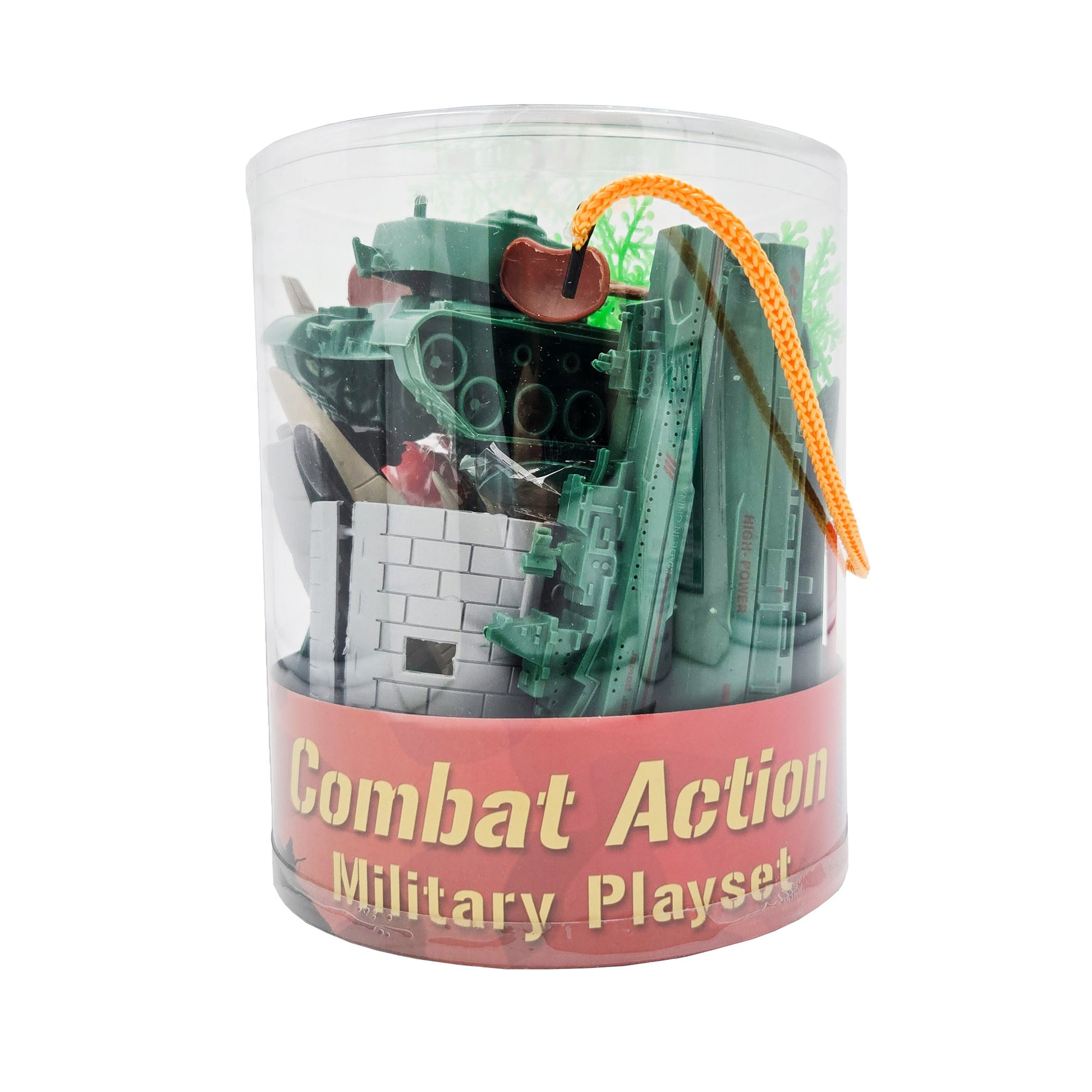 WowToyz Combat Action Military Playset – Side 2 View with Figures and Vehicles Displayed