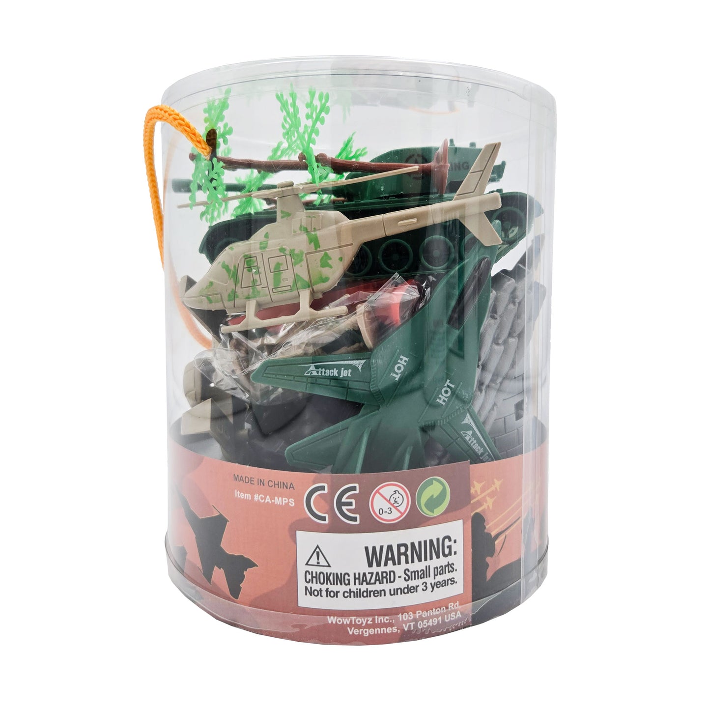 WowToyz Combat Action Military Playset – Side 3 View Highlighting Included Accessories
