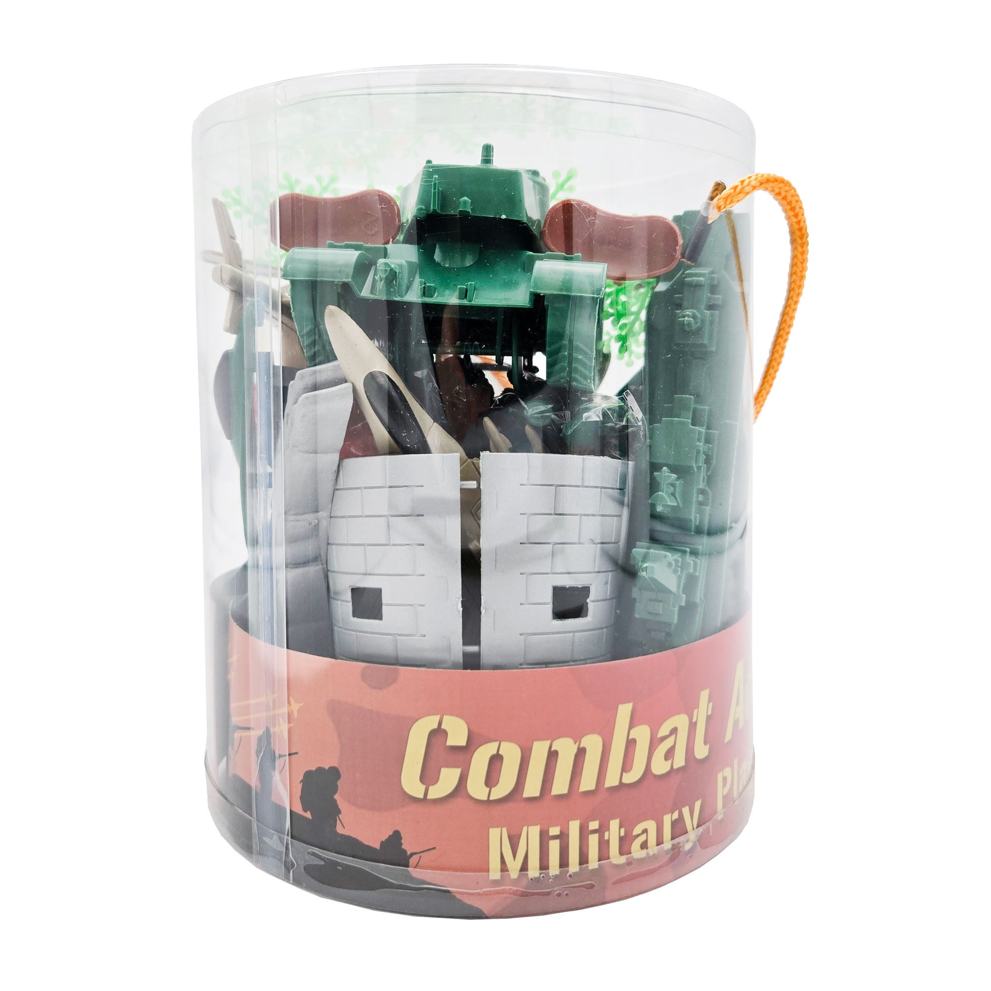 WowToyz Combat Action Military Playset – Side 4 View of Bucket Labeling and Graphics
