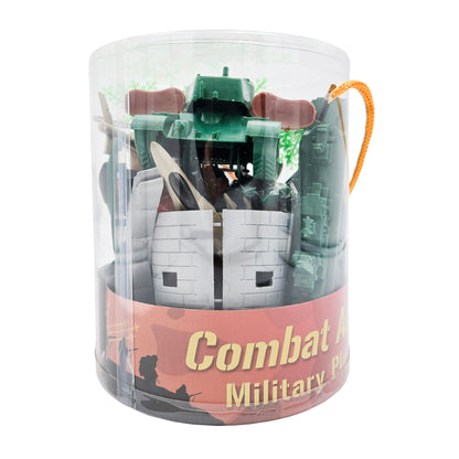 WowToyz Combat Action Military Playset – Side 4 View of Bucket Labeling and Graphics