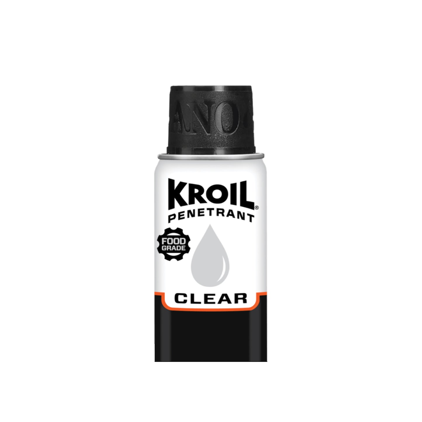 Kroil Clear® Food Grade Penetrating Oil 3oz Aerosol – NSF H1 Certified Food Safe Rust Penetrant and Lubricant