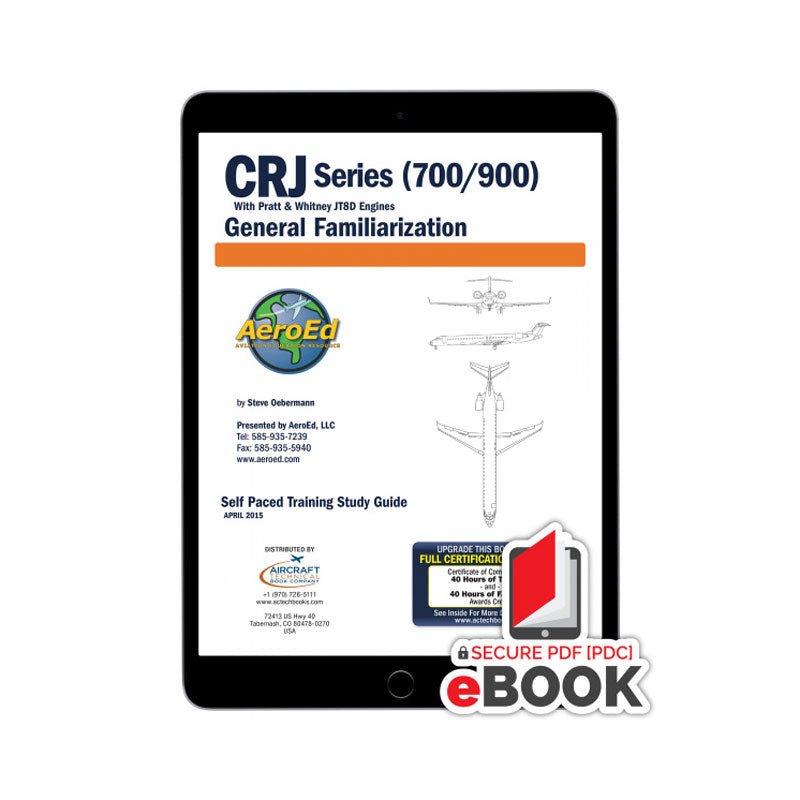 CRJ 700-900 familiarization Secure eBook covering CF34-8C1 and CF34-8C5 engine systems