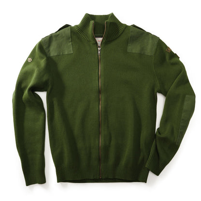 Red Canoe - Canada Field Patch Cardigan, Front