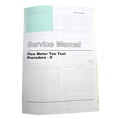 Section 3: Flow Meter Tee Test Procedure II: Service Manual