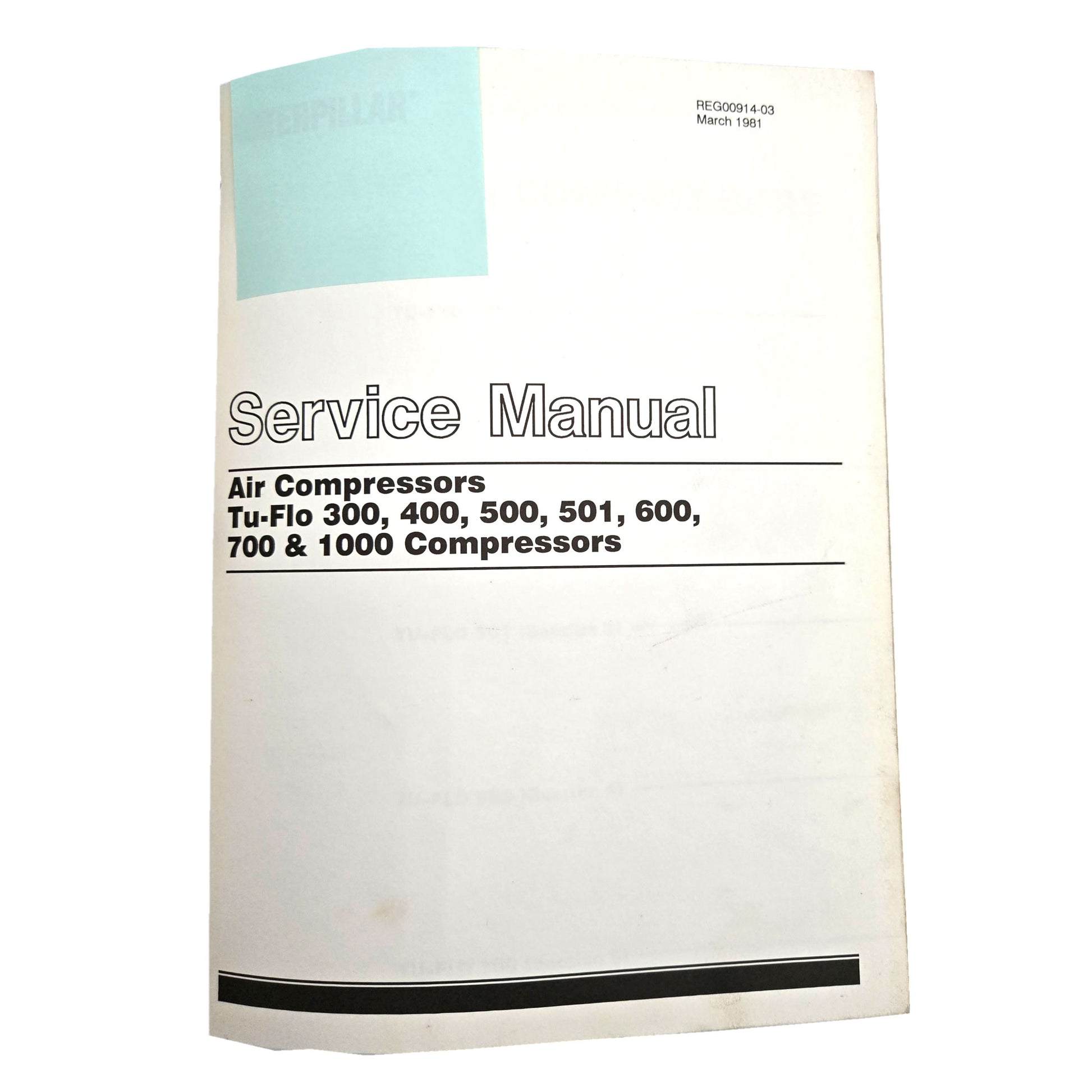 Section 4: Air Compressors TuFlo 300, 400, 500, 501, 600, 700&1000 Compressors: Service Manual