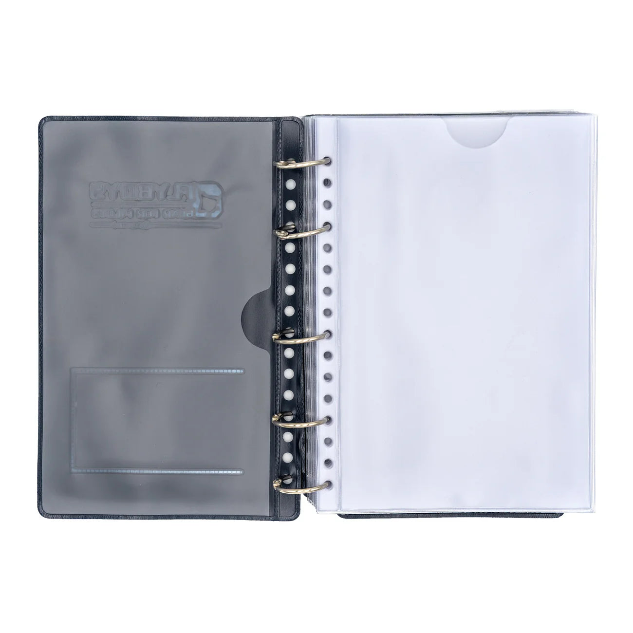 FlyBoys 5 x 8 pilot checklist book open binder with ring binding for aviation checklist organization, open