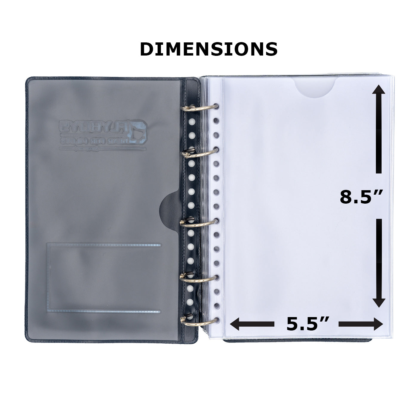 Jeppesen 5.5 x 8.5 chart inserted in FlyBoys pilot checklist book plastic page sleeve