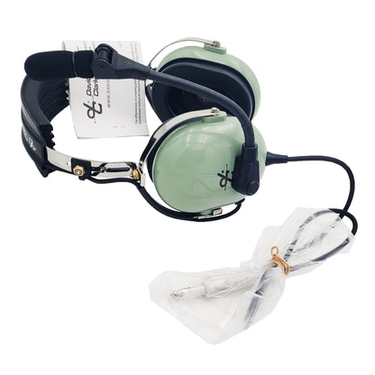 David Clark H3530 headset with flex boom microphone and foam windscreen.
