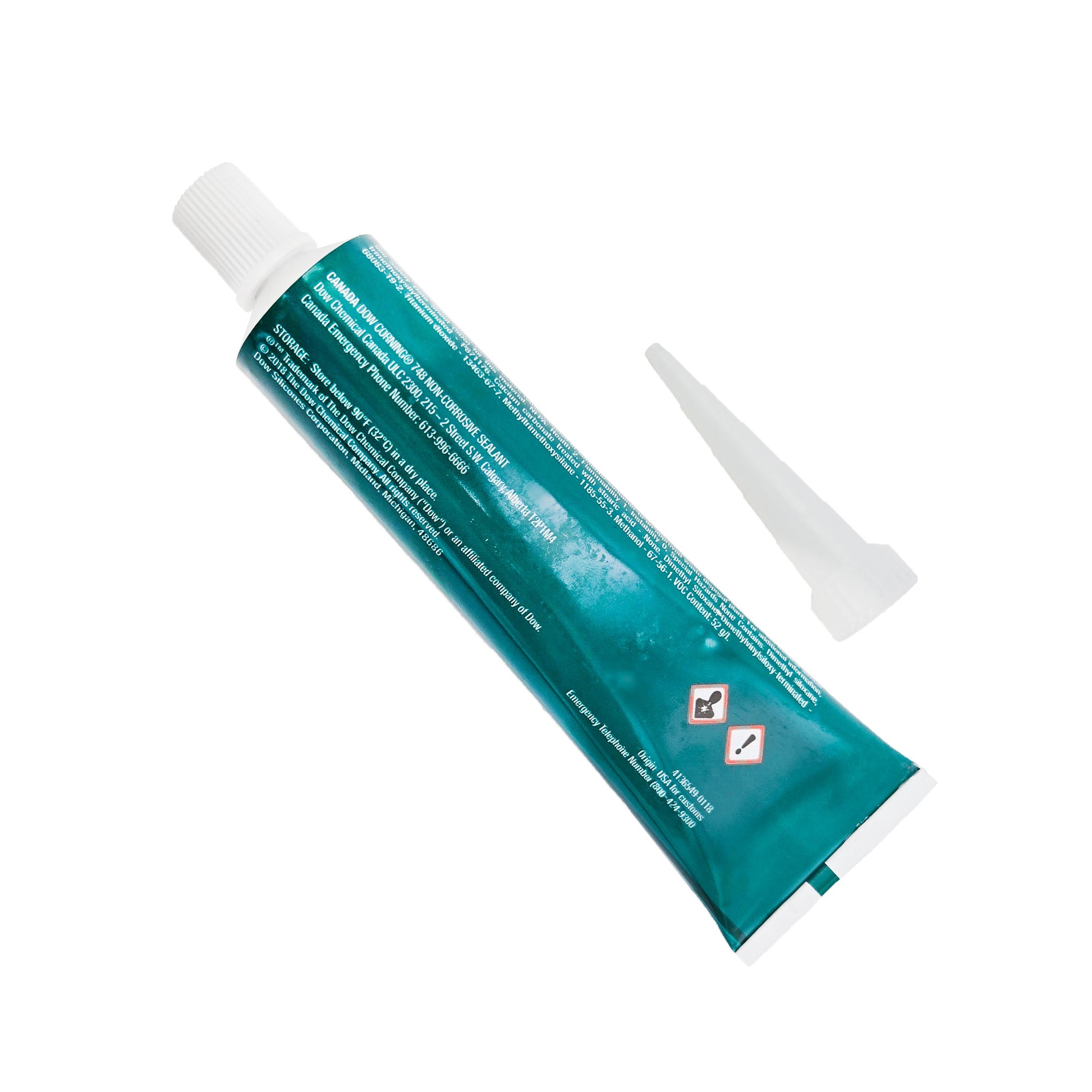 DOWSIL 748 RTV Sealant – Back Label View