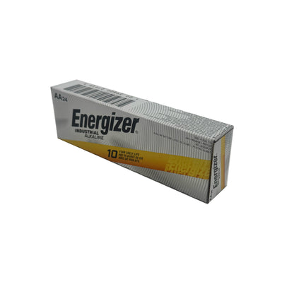 Energizer Industrial AA Alkaline Batteries EN91 24 pack retail box