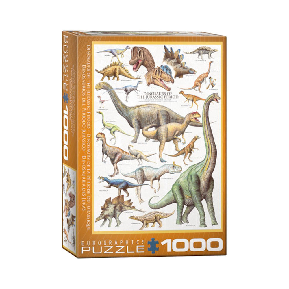 EuroGraphics Dinosaurs of the Jurassic Period 1000-piece jigsaw puzzle