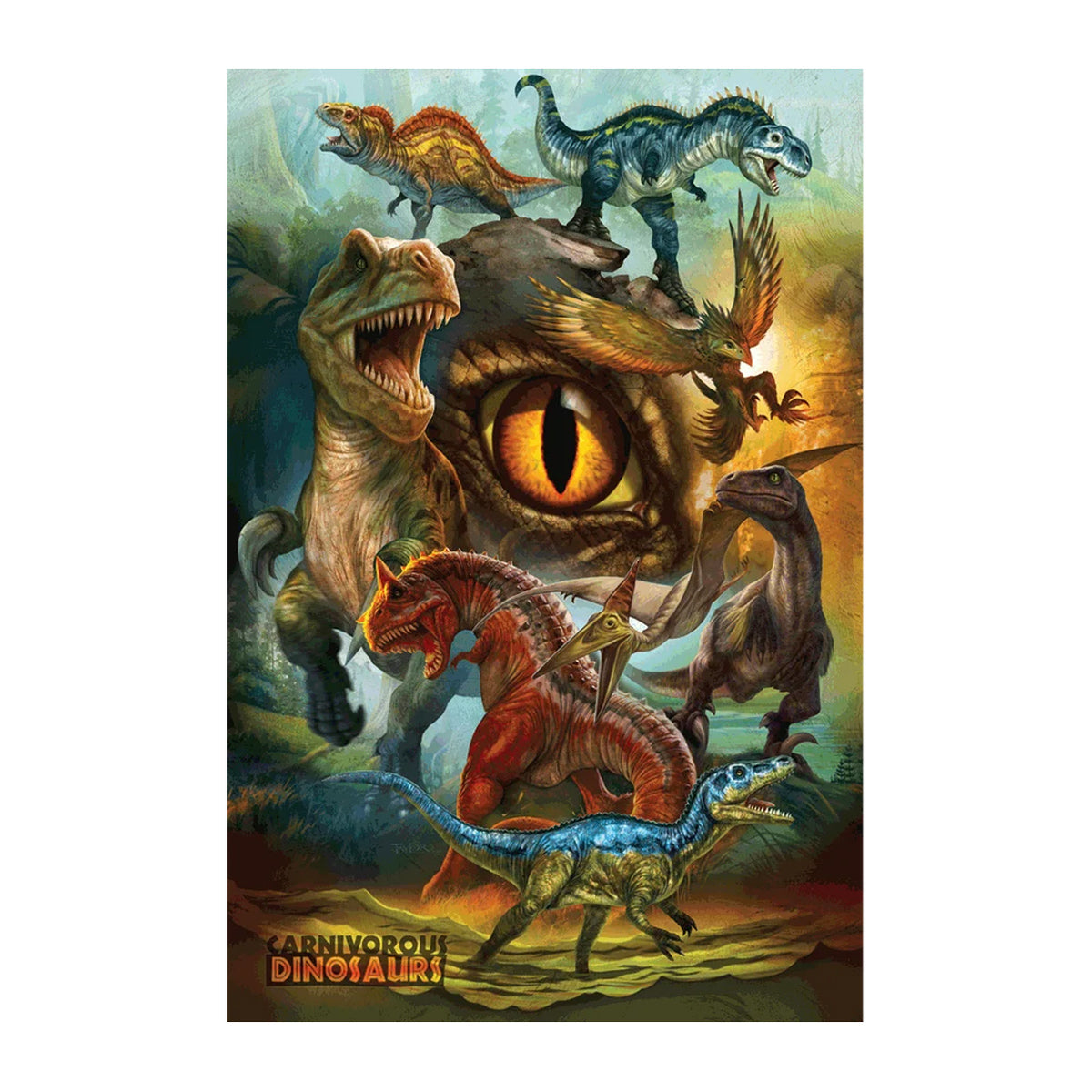 EuroGraphics Carnivorous Dinosaurs Poster