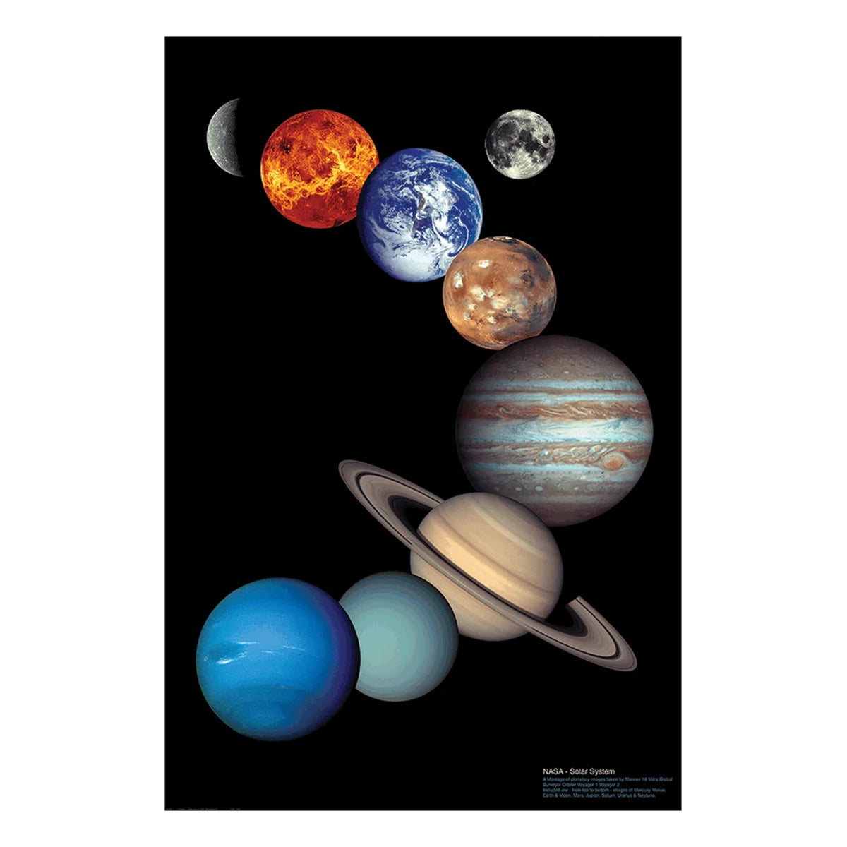 EuroGraphics NASA Solar System Poster