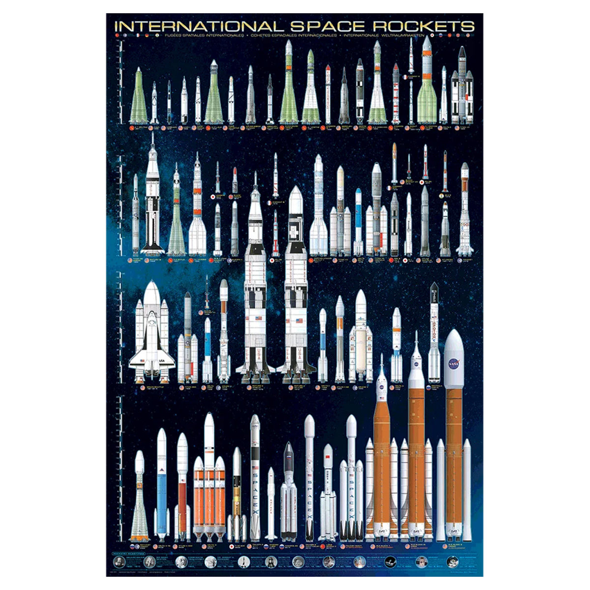 EuroGraphics Space Missiles Poster