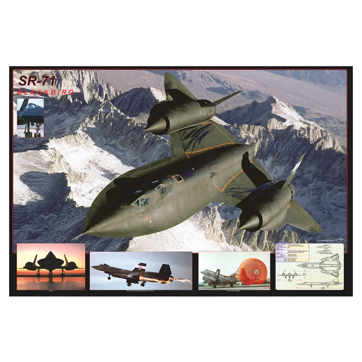 EuroGraphics SR-71 Blackbird Poster