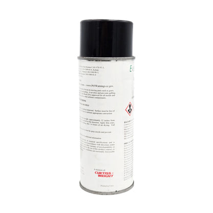 Side view of Everlube Lubri-Bond 220 aerosol lubricant showing application instructions and manufacturer information.