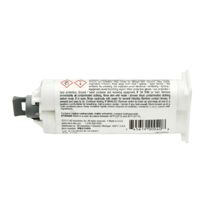 Front of Vibra-Tite PB310 All Purpose High Strength MMA Structural Adhesive 50mL dual cartridge showing label and design.