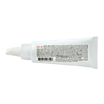 Back of Vibra-Tite 566 tube displaying safety warnings, usage directions, and manufacturer information.