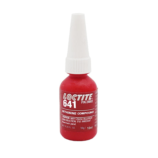 Loctite 641 retaining compound 10mL bottle P/N 28802