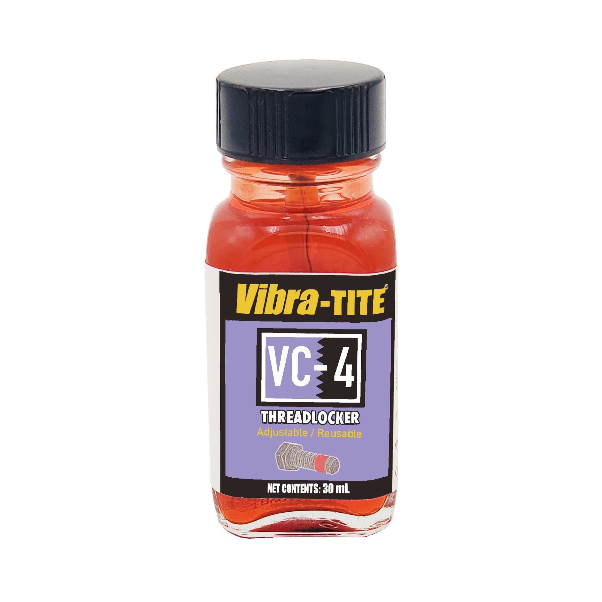 Expired Vibra-Tite VC-4 217 threadlocker 30mL bottle adjustable reusable formula.