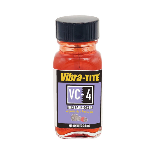 Expired Vibra-Tite VC-4 217 threadlocker 30mL bottle adjustable reusable formula.