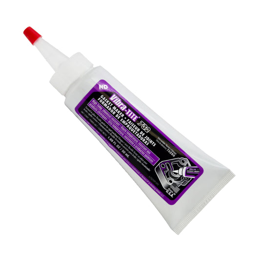 Vibra-Tite 732 Flexible Gasket Maker 50mL tube with purple label, high temp chemical-resistant sealant.