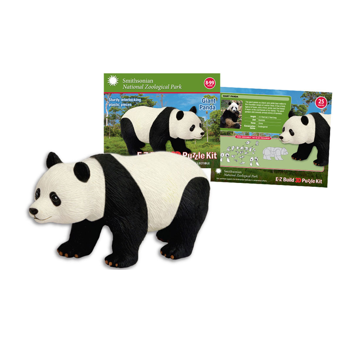 WowToyz® - Smithsonian E-Z Build™ Giant Panda 3D Puzzle Kit 
| Manufacturer Image of Displayed Puzzle