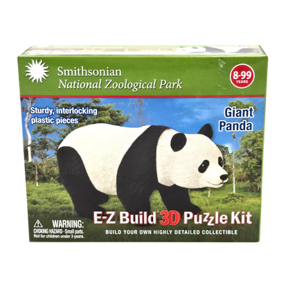 Smithsonian E-Z Build Giant Panda Puzzle Kit – Front View with Puzzle Image and Branding