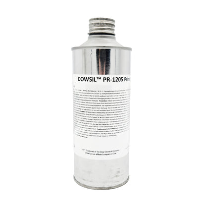 Product label identifying DOWSIL PR-1205 Prime with components methyl ethyl ketone and dipropylene glycol methyl ether.