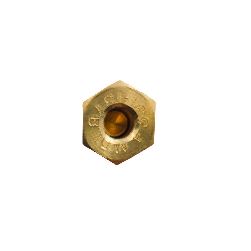 MDI Aerovalve F391-187B Brass Fuel Drain Valve – Top View Displaying Flush Mechanism