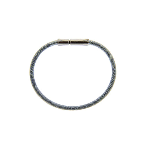 FlyBoys Braided Stainless Steel Checklist Ring 1.75 Inch Clear