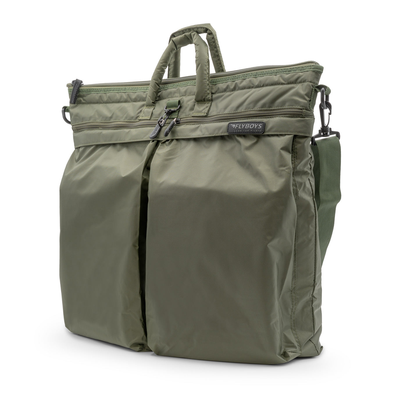 FlyBoys FODefender Jumbo Helmet Bag in olive green for military flight helmets