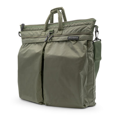 FlyBoys FODefender Jumbo Helmet Bag in olive green for military flight helmets