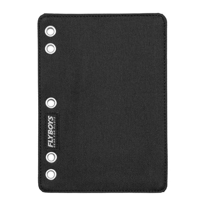 FlyBoys Heavy-Duty 5 x 8 pilot checklist cover black aviation checklist binder cover