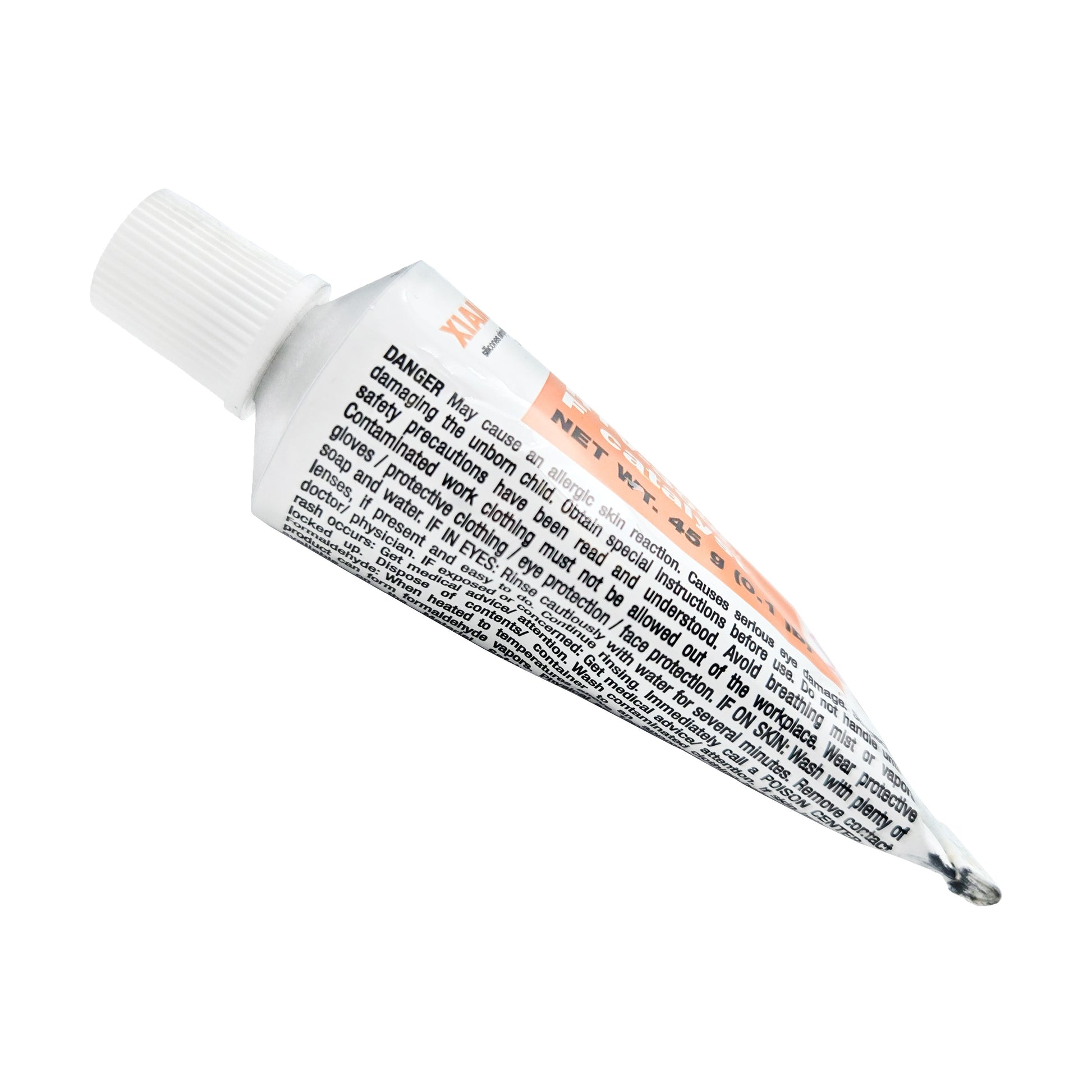 SILASTIC RTV-3000 F Catalyst – Side View Showing Tube Profile and Cap