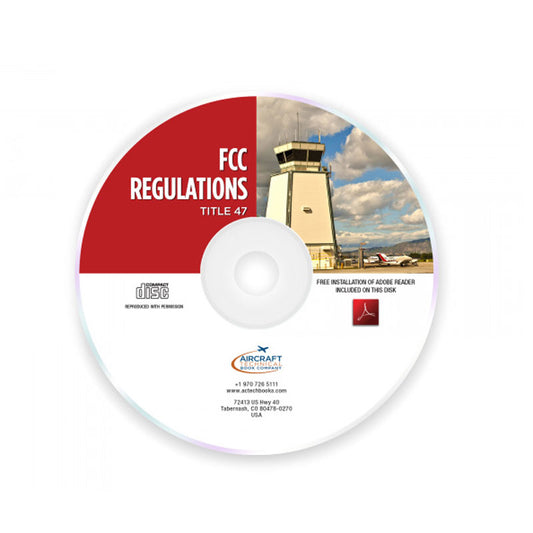 FCC Regulatory Library CD covering FCC Parts 23, 73, 80, and 87 radio communication regulations