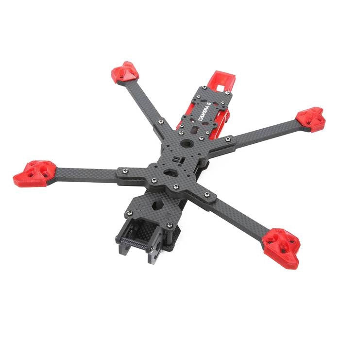 Top-down view of iFlight Chimera6 DC 6-inch FPV frame layout