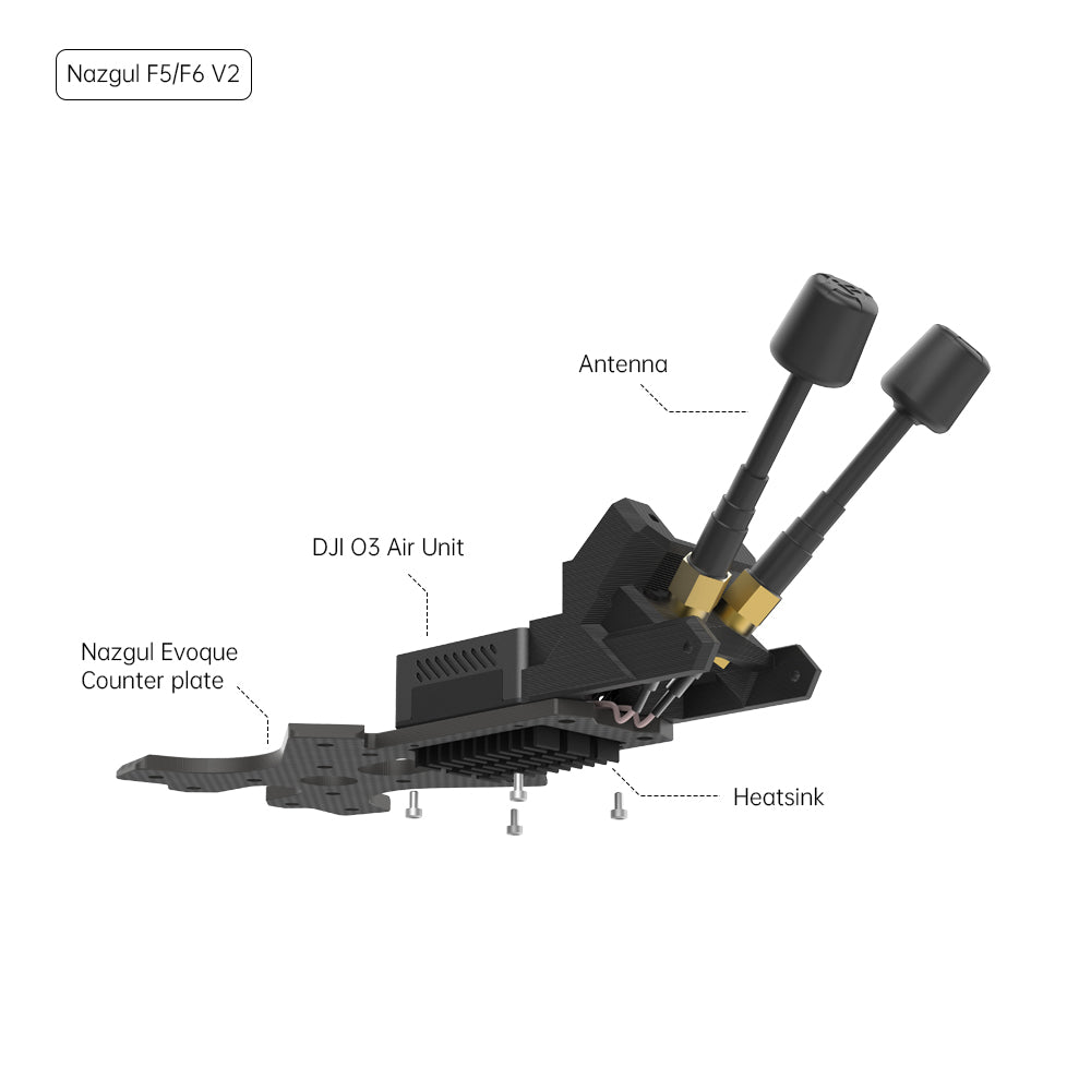 Battery and FPV Camera Mounting Configuration on iFlight F6 V2 Frame Kit