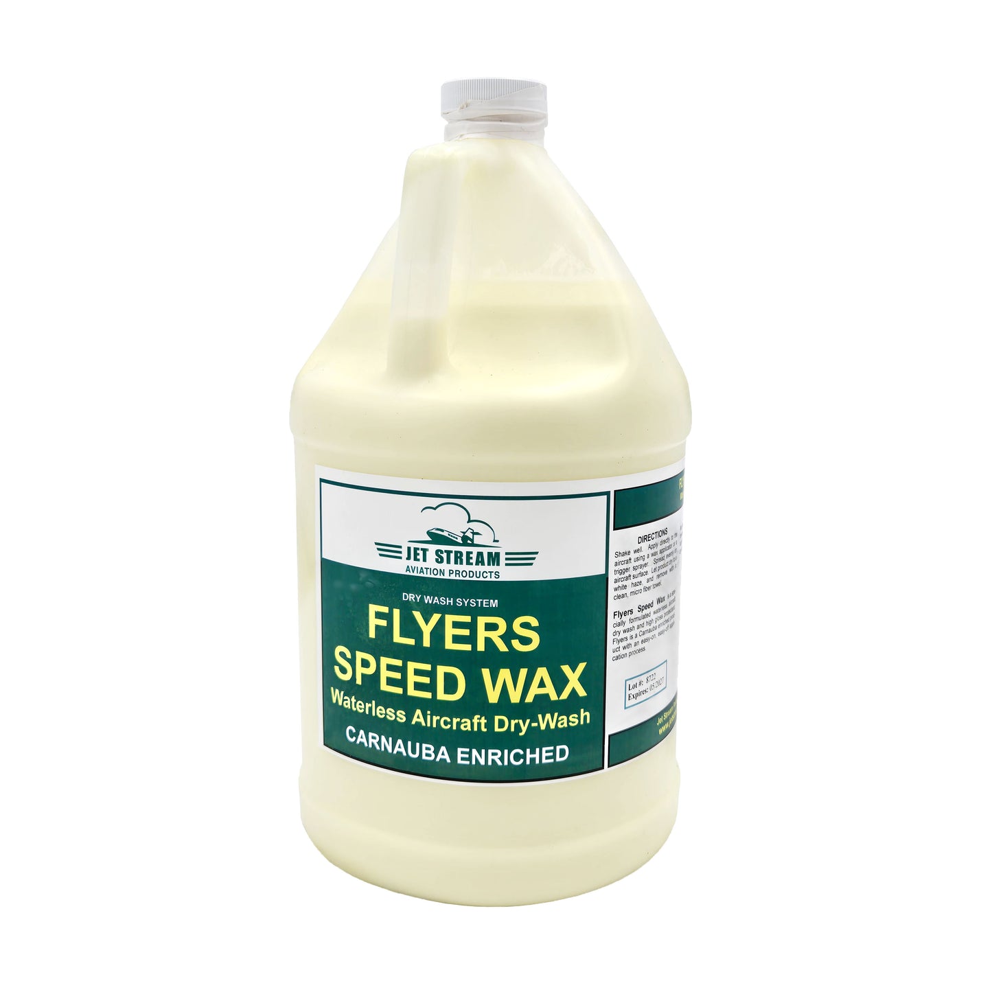 Flyers Speed-Wax Waterless Aircraft Dry Wash – Front Bottle View