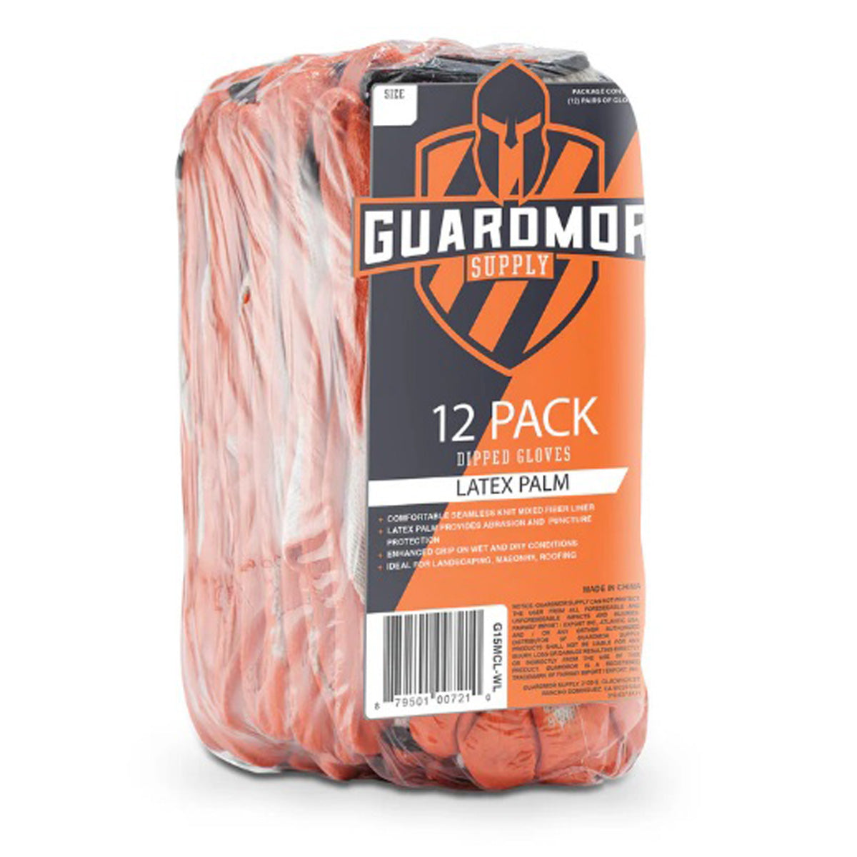 Lift - Latex Palm Mixed Fiber Knit Gloves, 12 Pack