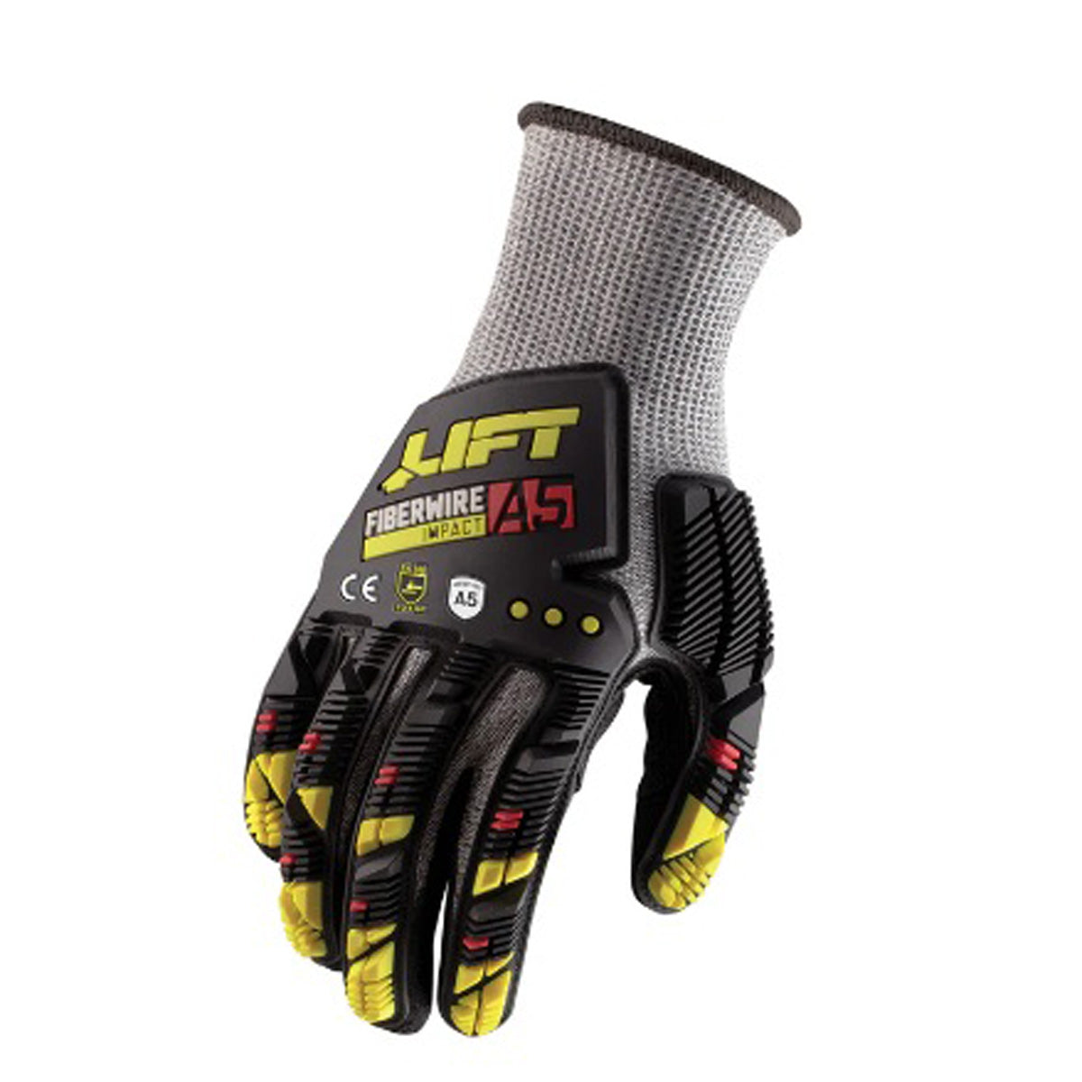 Lift - FIBERWIRE A5 Impact Resistant Gloves with Crinkle Latex Palm